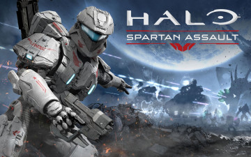 Картинка halo spartan assault видео игры оружие