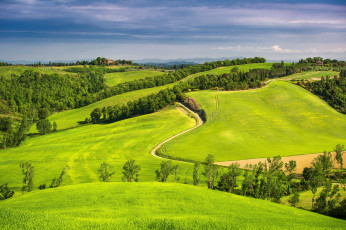 Картинка тоскана+италия природа поля тоскана италия пейзаж