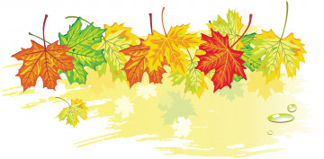 Картинка векторная+графика природа+ nature осень фон листья