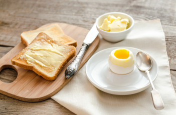 обоя еда, разное, масло, хлеб, яйцо, крутое, желток