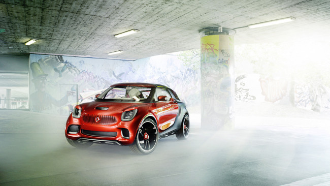Обои картинки фото smart forstars concept 2012, автомобили, smart, forstars, 2012, concept