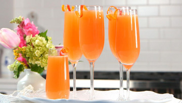 Картинка еда напитки +сок бокалы апельсиновый сок напиток цедра