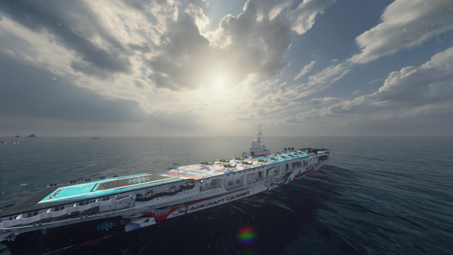 Обои картинки фото world of warships, видео игры, корабль, море