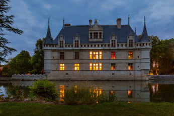 Картинка chateau+azay+le+rideau города замки+франции chateau azay le rideau
