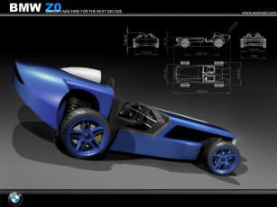 Картинка 2008 bmw z0 concept design by andrei avarvarii автомобили 3д