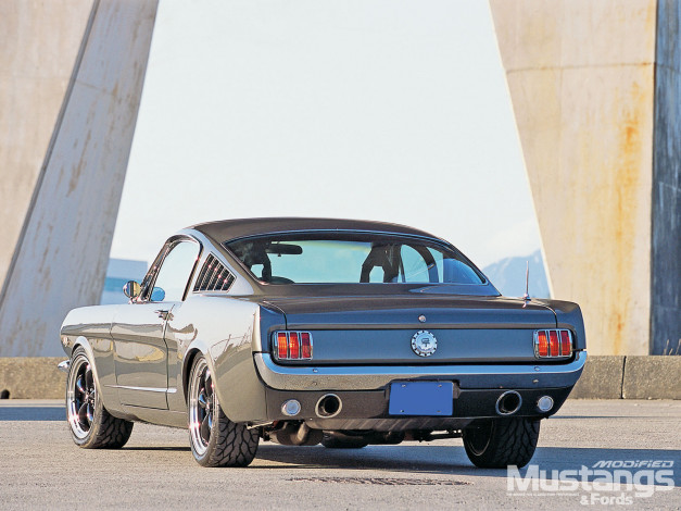 Обои картинки фото 1965, ford, mustang, fastback, автомобили