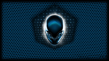 Картинка компьютеры alienware логотип фон