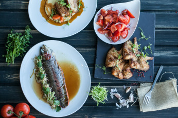 Картинка еда рыба +морепродукты +суши +роллы соус вкусно гарнир