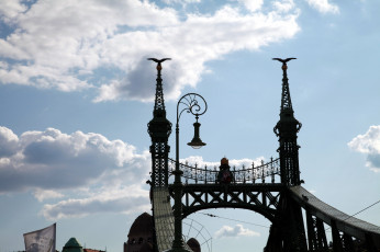 Картинка города будапешт+ венгрия мост