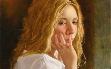 Картинка arsen kurbanov girl with peach рисованные