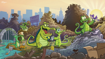 Картинка видео игры where’s my water крокодилы