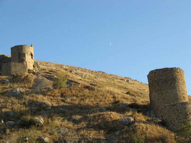 Обои картинки фото крепость, Чембало, города, исторические, архитектурные, памятники, руины, балаклава, замки, архитектура