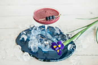 Картинка еда напитки +коктейль напиток лед холодный вкусный цветы