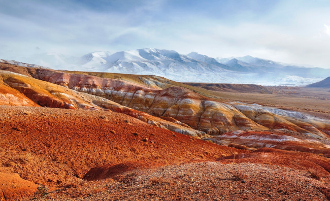 Обои картинки фото кызыл-Чин,  республика алтай, природа, пустыни, скалы, небо, пустыня