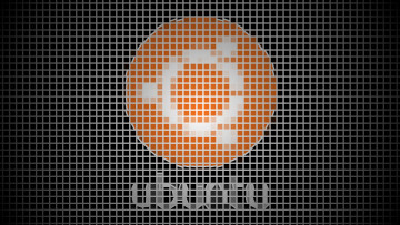 обоя компьютеры, ubuntu linux, логотип, фон