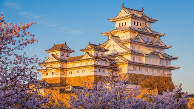 Обои картинки фото himeji castle, hyogo, japan, города, замки японии, himeji, castle