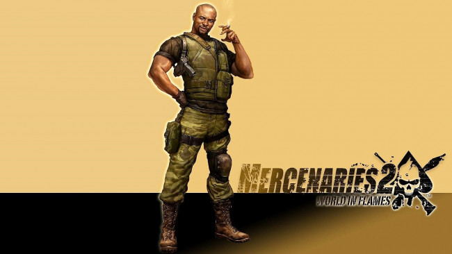 Обои картинки фото видео игры, mercenaries 2,  world in flames, солдат