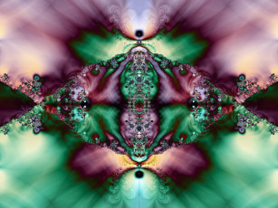Картинка 3д графика fractal фракталы фрактал узор цвета тёмный
