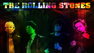 обоя the, rolling, stones, музыка, афиша, группа, рок
