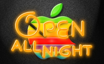 Картинка компьютеры apple яблоко логотип