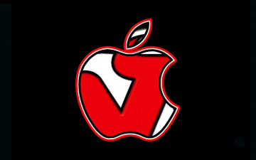Картинка компьютеры apple логотип яблоко