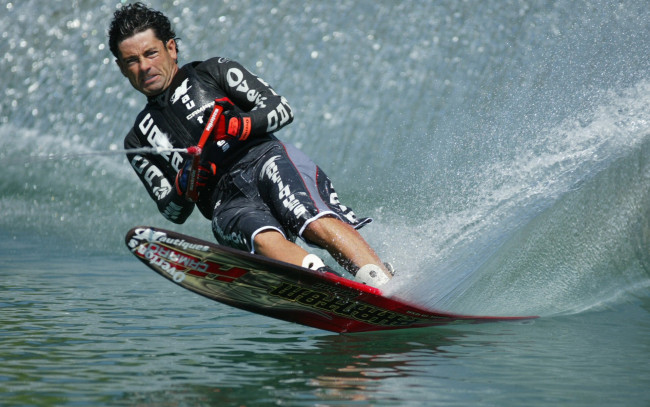 Обои картинки фото спорт, водный, скорост, водные, лыжи, спортсмен