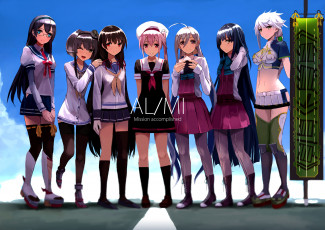 Картинка аниме kantai+collection девушки группа форма