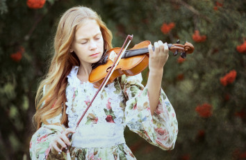 Картинка музыка -+другое девушка скрипка