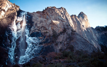 Картинка природа водопады горы поток водопад