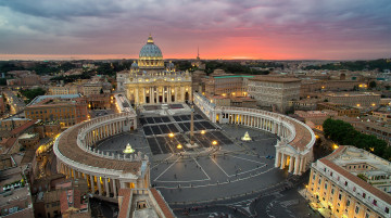обоя vatican in rome, города, рим,  ватикан , италия, простор