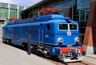 обоя электровоз, техника, локомотивы, ф, 07, локомотив, музей