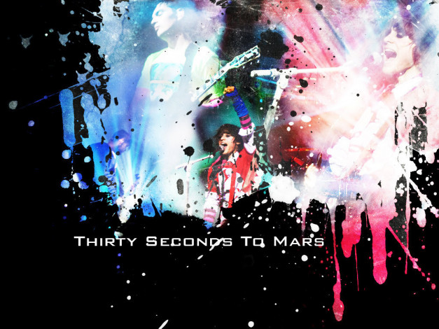 Обои картинки фото музыка, 30, seconds, to, mars
