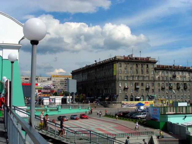 Обои картинки фото новосибирск, города, улицы, площади, набережные