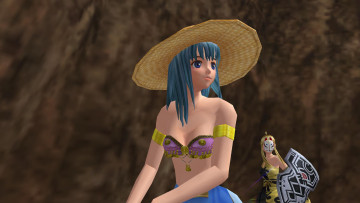 Картинка 3д графика fantasy фантазия щит шляпа девушки