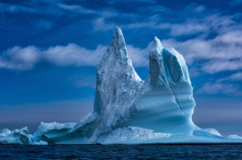 обоя природа, айсберги и ледники, айсберг, baffin, bay, море, greenland, гренландия, баффина