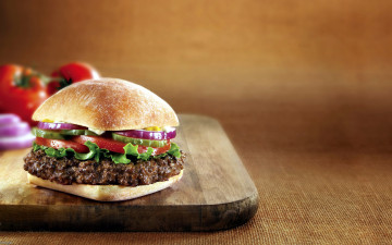 Картинка еда бутерброды +гамбургеры +канапе котлета огурец гамбургер салат лук помидоры