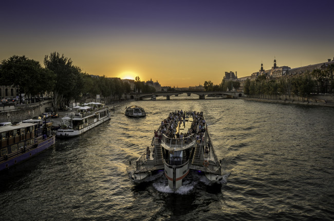 Обои картинки фото paris,  france, корабли, катамараны и тримараны, судно, река