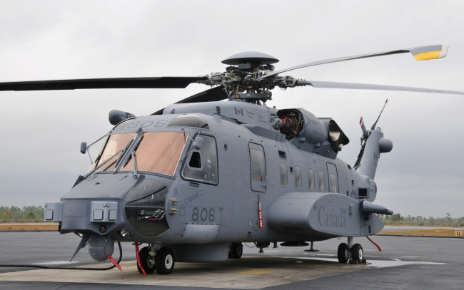 Обои картинки фото авиация, вертолёты, sikorsky, ch-148, cyclone, attack, helicopter, canada, agustawestland