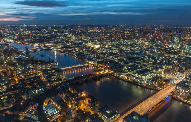 Обои картинки фото london, города, лондон , великобритания, панорама