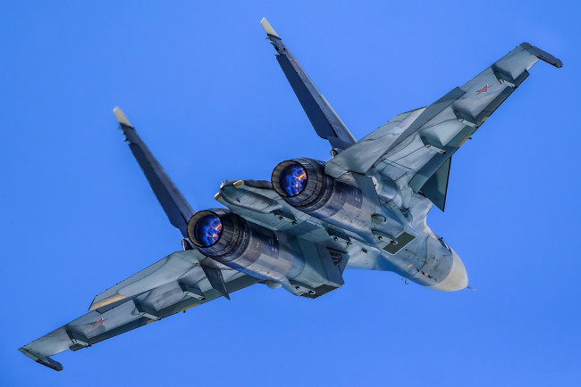 Обои картинки фото su-30sm, авиация, боевые самолёты, истребитель