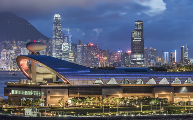 Обои картинки фото cruise terminal&, 65292, hongkong, города, гонконг , китай, простор