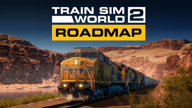 Обои картинки фото видео игры, train sim world 2, поезд, железная, дорога, горы
