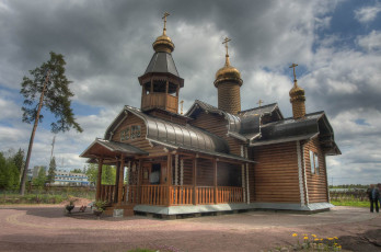 Картинка города православные церкви монастыри облака купола храм