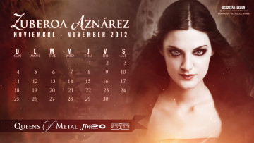 Картинка календари знаменитости рок певица зубероа азнарес