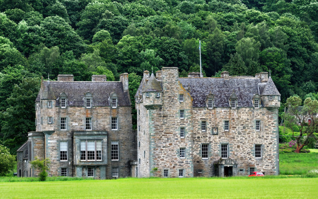 Обои картинки фото castle, menzies, шотландия, города, дворцы, замки, крепости