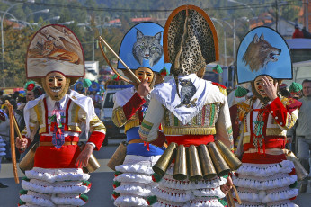 Картинка разное маски карнавальные костюмы карнавал шествие