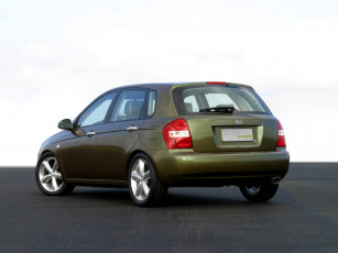 обоя kia cerato green concept 2004, автомобили, kia, 2004, green, cerato, concept