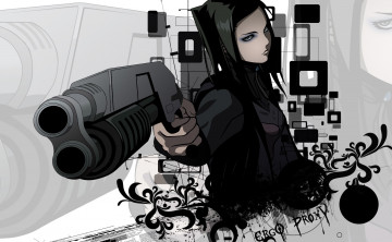 Картинка ergo+proxy аниме фон взгляд девушка