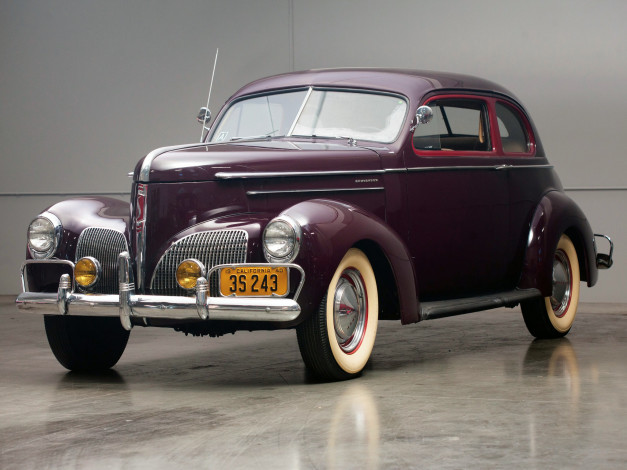 Обои картинки фото автомобили, studebaker, 1940г, sedan, club, commander