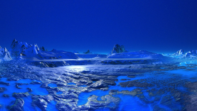 Обои картинки фото нептун, космос, планета, вселенная, поверхность, грунт, синева, горизонт, пространство, пустыня, атмосфера, лёд, обледенение